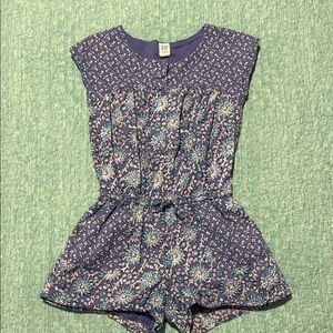 GAP Kids Navy Floral Romper